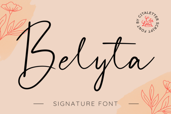 Belyta: The Handwritten Font That Feels Like a Love Letter