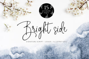 Bright Side: The Modern Monoline Script for Elegant Design
