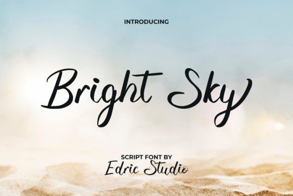Bright Sky Font: A Breath of Fresh Air for Creative Projects