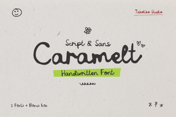 Caramelt: A Font That Feels Like a Handwritten Celebration