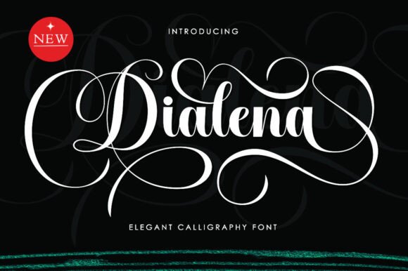 Dialena: A Modern Script Font for Elegant Branding