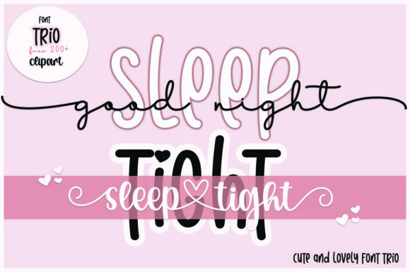 Goodnight Sleep Tight: A Playful Duo Font for Modern Design
