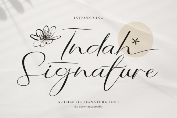Indah Signature: The Modern Script for Authentic Branding