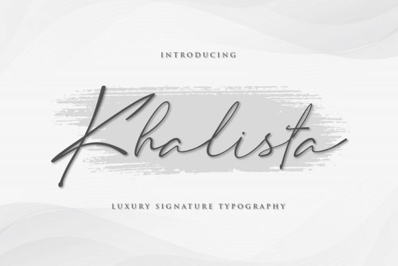 Khalista: A Script Font That Brings Handcrafted Charm to Your Designs