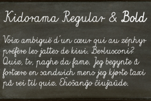 Kidorama: A Polish Script Font for Modern Childhood Design