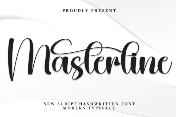 Masterline: A Handwritten Script Font for Elegant Designs