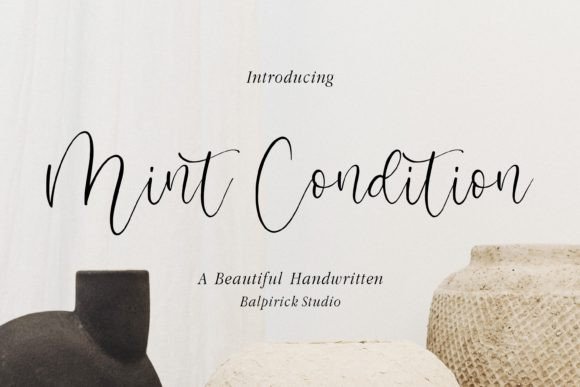 Mint Condition: A Stylish Script for Authentic Branding