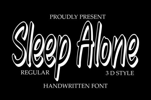 Modern Elegance: The Sleep Alone Script Font