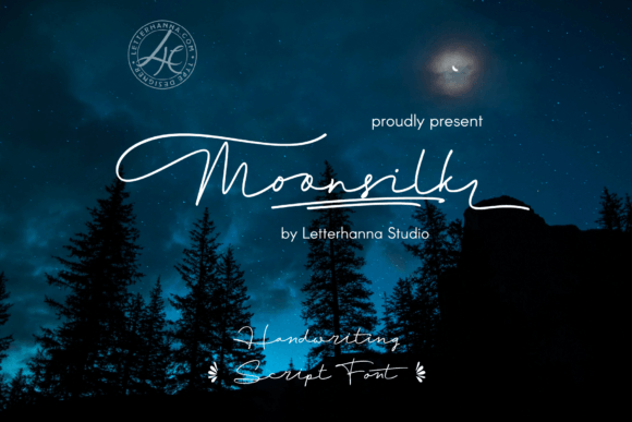 Moonsilk: The Handwritten Font with Sincere Elegance