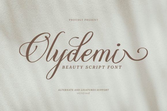 Olydemi: Capturing Modern Beauty in Script Typography