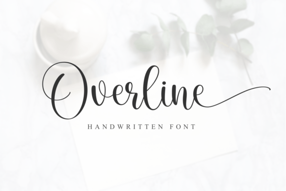 Overline: A Script Font for Modern Elegance