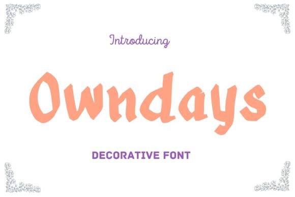 Owndays: The Handwritten Font for Authentic Brand Stories