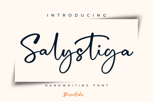 Salystiga: A Script Font for Modern Elegance