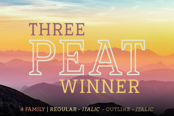Three Peat Winner Family: Your New Go-To Script Font