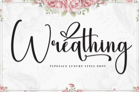 Wreathing: Crafting Elegance with a Handwritten Script Font